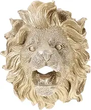 Lion Head Fountain Nozzle Decorative Wall Hanging Water Sprinkler for Outdoor Realistic Design for Garden Decor Easy Installation for Stunning Water Features