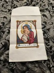 Vintage Cross Stitch “Behold The King Of Angels”