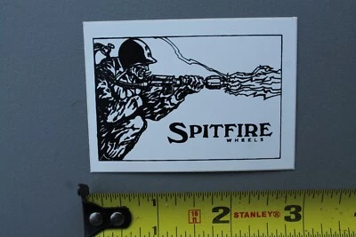 Spitfire Skateboard Wheels Army Soldier Gun Z69A Vintage Skateboarding STICKER