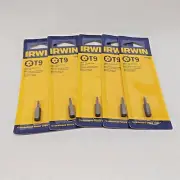 LOT OF 5 IRWIN 3053022 T9 INSERT BIT TAMPER PROOF