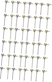 [TEHAUX] 2sets Diy Smooth Earrings Ball Eardrop Ear Jewelry Stylish Ear Accessories Earring Backs for Studs 200pcs*2