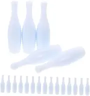 VANZACK 30pcs Mini Bowling Pins Set Plastic Bowling Pins for Indoor Games Parties