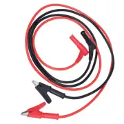 2 Pcs Multi Testers Accessory Power Supply Clip Banana Plug Cables Leads