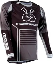 Moose Offroad Agroid S25, jersey , color: Black/Grey/White , size: L