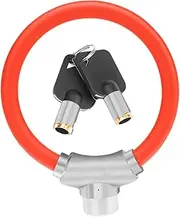 [VANZACK] Se Bike Parts Steel Cable Lock Accessories for Bikes Combination Bike Lock Bike Cable Lock Bike Lock with Accessories Bike Wheel Lock Steel Wire Red Car Lock