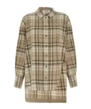 checkered shirt IT40 beige