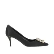 [ROGER VIVIER] ROGER VIVIER 'Efflorescence' satin pumps Woman 37+ 37+ Black