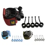 Finger Extensor Exerciser Hand Grip Amplifier with Resistance Band Stretcher
