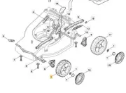 Wheel Lawn Mower A Push Models A340 XP36E SPL360 322686102/0 STIGA