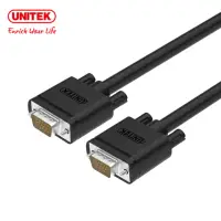 在飛比找momo購物網優惠-【UNITEK】VGA 高畫質傳輸線 公對公 10M Y-C