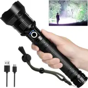 Rechargeable Flashlights 990, 000 High Lumens, Super Bright LED Flashlight Po...