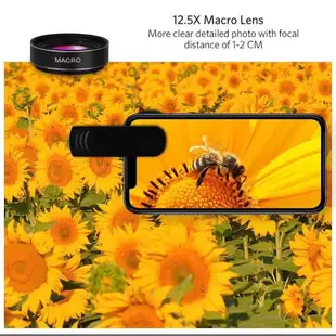 37MM0.45x 廣角微距手機鏡頭高 清無畸變相機鏡頭 手機廣角鏡