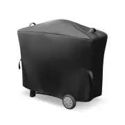 7112 Grill Cover for Weber Q Grill on Cart Q2000, Q2200, Q2400, Q300, Q320, Q...