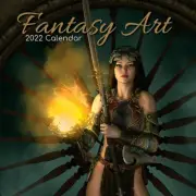 Fantasy Art 2022 16-Month Wall Calendar, 12" X 12" - Free shipping
