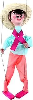 Mexican String Puppet Marionette Titere Laborer