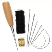 1Set Sewing Needle Awl Leather Craft Sewing Accessories Stitching Awl9557