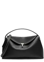 Totême T-Lock Leather top Handle bag - Black One Size