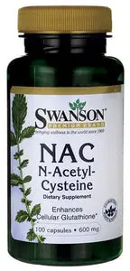Swanson N-Acetyl Cysteine 600Mg 100 Caps - Dietary Supplement