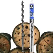SOMADA 1/2-Inch x 10-Inch Auger Drill Bit for Wood, Quick Change Hex Shank 3/...