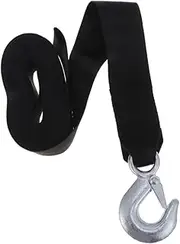 HAPINARY 1.5 Ton Marine Boat Trailer Winch Strap Hook Ratchet Tie-Down Straps for Synthetic Rope Webbing