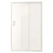 Rick McLean's Designer Bathware 1480mm White M5 Smart Pivot Shower Screen - Front Only