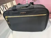 NEW TUMI Voyageur MELISSA Zippered Cosmetic Toiletry Bag - BLACK w/ GOLD