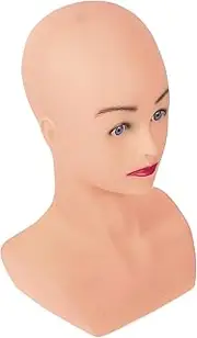 ASAKKURA Model Head Stand Cap Stand Hat Display Rack Hat Support Mannequin Head Model Caps Displaying Head Stand Mannequin Head for Salon Wig Making Head Model Hat Display Head Wig Holder
