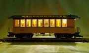 COMPLETE DIFFUSED WARM WHITE LED LIGHT KIT 5/25V AC-DC-DCC LGB G SCALE TRAIN
