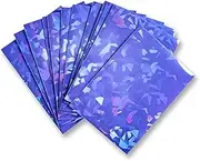 Premium Preferred Protection 100 Purple Holographic Card Sleeves Perfect Fit Shiny Trading Standard Size Pokemon | Fits Metazoo, Magic The Gathering, Pokemon, Dragon Ball Super… (Variations)