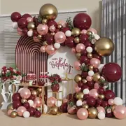 142Pcs Diy Garland Balloons Kits With For Birthday Party Celebration Graduation Wedding Baby Shower Ceremony Anniversary