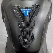labelbike - 3D Tank Pad Sticker Motorcycle Decoration and Protection in Resin Compatible with Triumph Trident 660 2021-2024 - Color Blue