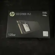 HP EX900 120GB M.2 PCIe 3.0 x4 NVMe Internal Solid State Drive SSD