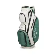 NEW Callaway 2024 Org 14 Cart Bag- Khaki/Jade Houndstooth - Drummond Golf