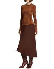[Sass & Bide] Fenn Skirt in Dark Brown