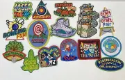 Girl Scout Fun Patches LOT 18 Craft Laser Tag Archery Corn Maze Bowling Pumpkin