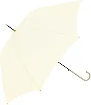 ビコーズ(Because) Because B-159286 Long Umbrella Plain Color Jump, Ivory