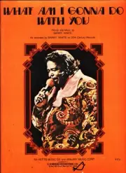 BARRY WHITE WHAT AM I GONNA DO WITH YOU SHEET MUSIC PIANO/VOCAL/GUITAR 1975 NEW