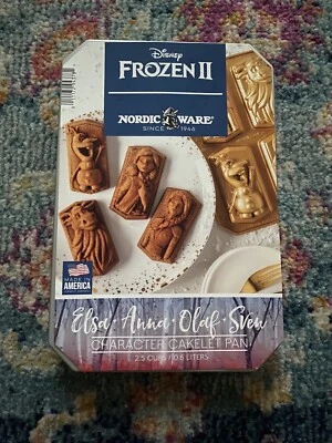 Disney Frozen 2 II Character Loaf Baking Pan Elsa, Anna, Olaf, Sven Nordic Ware