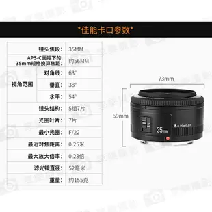 【199超取免運】[享樂攝影]【永諾 YN35mm F2 Canon 定焦鏡頭】EF卡口 自動對焦 全畫幅 APS-C EOS 600D 650D 700D 5D2 5D3 7D2 60D 70D【APP下單跨店最高20%點數回饋!!】