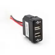 12V IN DASH Dual USB Port Charger Power Outlet for MAN TGX TGL TGM TGA