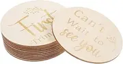 BESPORTBLE 11 Pcs Pregnancy Milestones Monthly Milestone for Nursery Pregnancy Journey Milestone Sign Weekly Milestone Sign Wooden