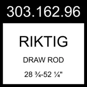 IKEA RIKTIG Draw Rod Extendable 28 ¾-52 ¼" 303.162.96