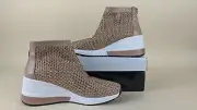 Aqua College Kandice Sneakers Womens 7 M Pink Rhinestones Waterproof Shoes NWB