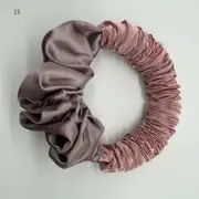 Sweetpourin - Heatless Hair Curler Scrunchie 15 - Mauve Pink - One Size