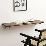 Exquisite Wall Mounted Folding Workbench for Small Spaces Strong Load Bearing Capacity Easy to Install Ideal for Living Room Bedroom Kitchen.