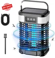 Solar Bug Zapper Outdoor, Portable, Waterproof, Rechargeable Mosquito Killer