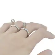 Metal Finger Gauge Set Ring Sizer Band Measuring Finger Size