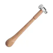Jewelry Making Hammer Two Sided Chasing Hammer for Jewelry Making Jewelry Repair Tool for Metalworking Silversmiths Goldsmith Length 25.7cm