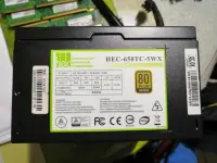 在飛比找露天拍賣優惠-HEC 偉訓 HEC-650W 650W 電源供應器 銅牌 