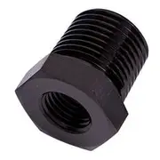 Aeroflow NPT Pipe Reducer 1" to 3/8", AF912-16-06BLK